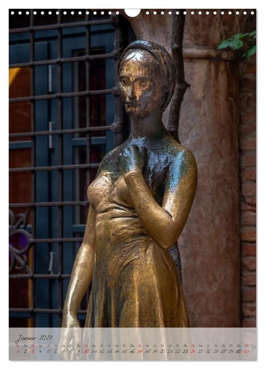 Produktbild: Julia in Verona - Giulietta a Verona (Wandkalender 2027 DIN A3 hoch), CALVENDO Monatskalender