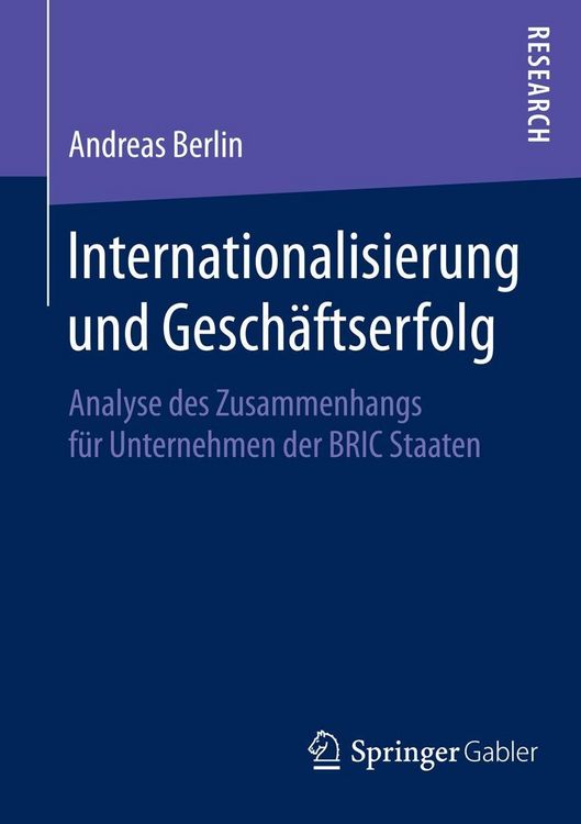 Produktbild: Internationalisierung und Gesch&auml;ftserfolg