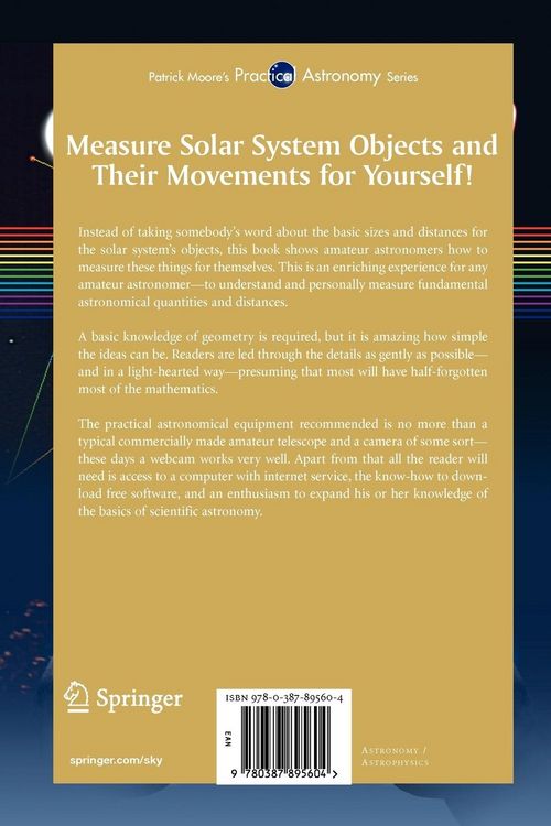 Produktbild: Measure Solar System Objects and Their Movements for Yourself!