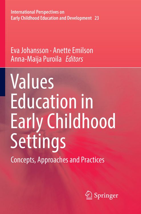 Produktbild: Values Education in Early Childhood Settings