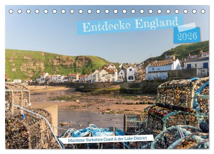 Produktbild: Entdecke England (Tischkalender 2026 DIN A5 quer), CALVENDO Monatskalender