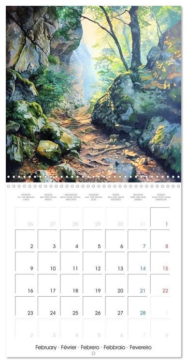 Produktbild: Artistic Paths (Wall Calendar 2026 12 &times; 12 Inch) CALVENDO 12 Month Wall Calendar