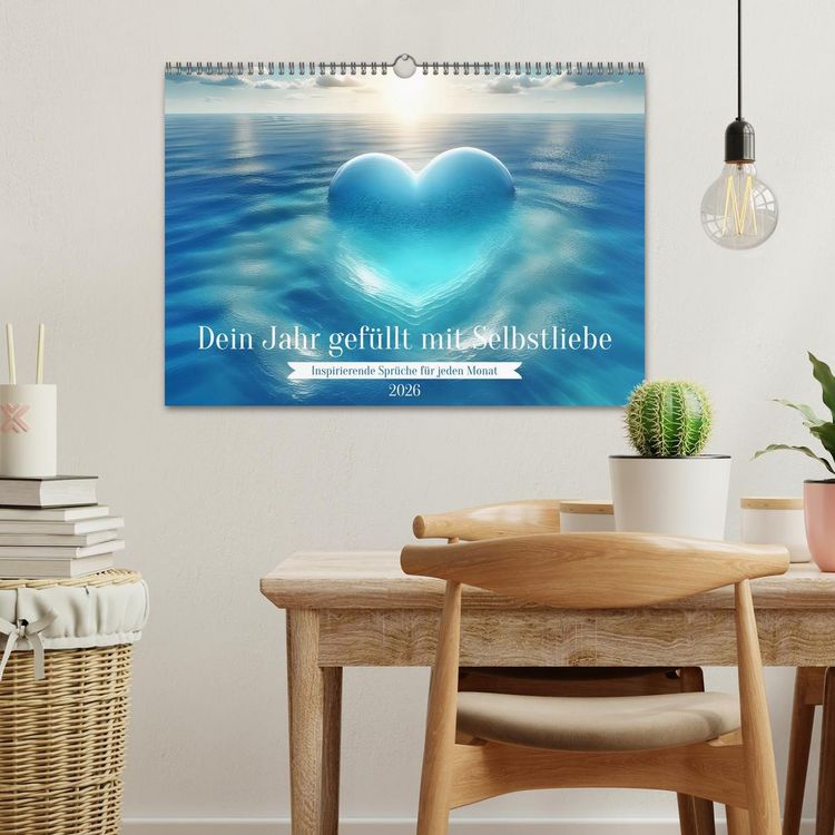 Produktbild: Dein Jahr gef&uuml;llt mit Selbstliebe (Wandkalender 2026 DIN A3 quer), CALVENDO Monatskalender
