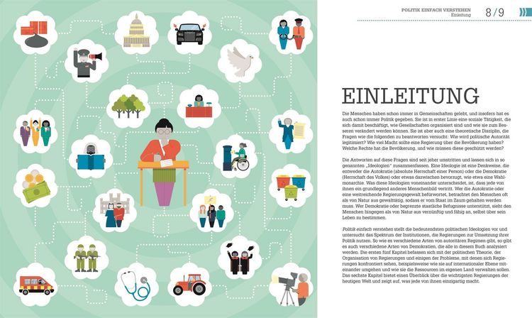Produktbild: #dkinfografik. Politik einfach verstehen