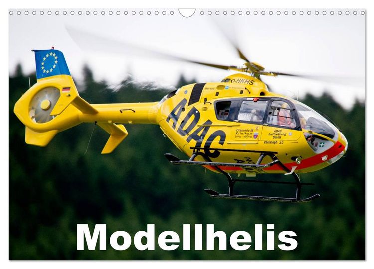 Produktbild: Modellhelis (Wandkalender 2026 DIN A3 quer), CALVENDO Monatskalender