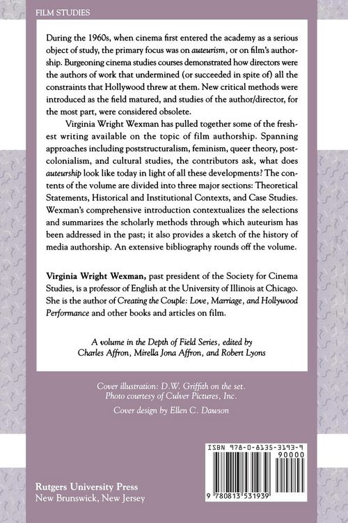 Produktbild: Film and Authorship