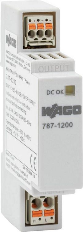 Produktbild: WAGO 787-1200 Hutschienen-Netzteil (DIN-Rail) 0.5 A Inhalt 1 St.