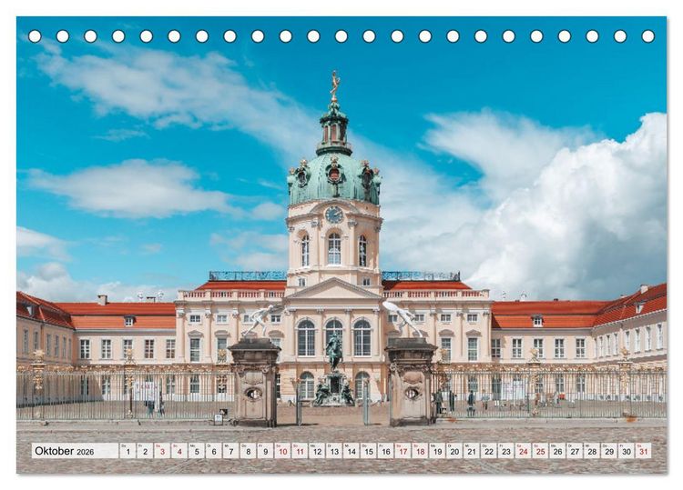 Produktbild: Berlin rund ums Jahr (Tischkalender 2026 DIN A5 quer), CALVENDO Monatskalender