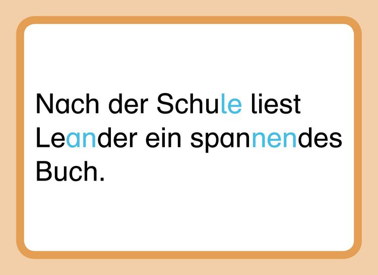 Produktbild: Ich kann S&auml;tze lesen Teil 2 in Sprechsilben mit Dana und Leander