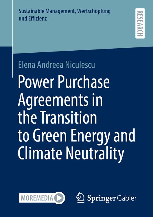 Produktbild: Power Purchase Agreements in the Transition to Green Energy and Climate Neutrality