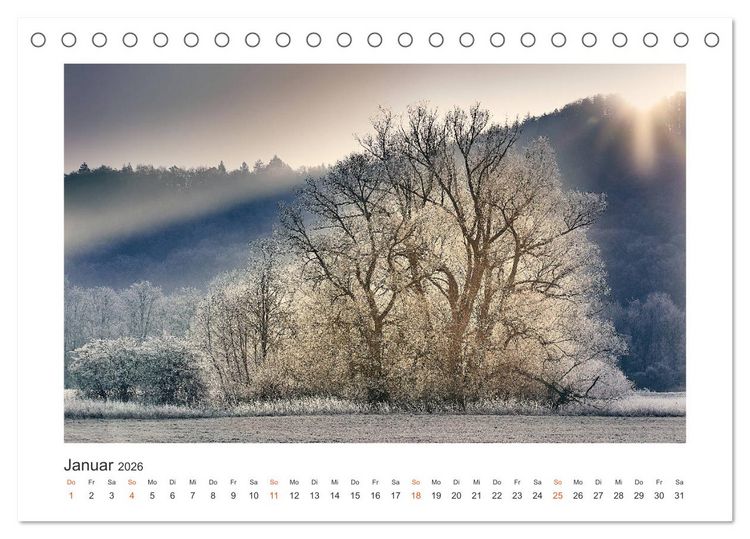 Produktbild: Erkundungen um Eichst&auml;tt (Tischkalender 2026 DIN A5 quer), CALVENDO Monatskalender