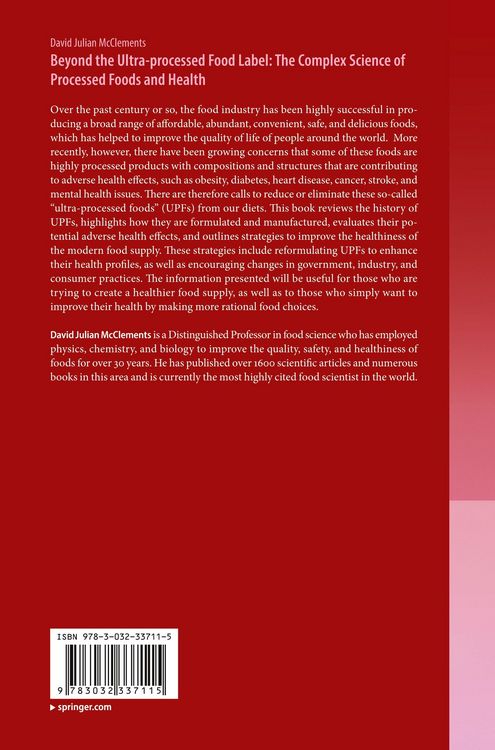 Produktbild: Beyond the Ultra-processed Food Label: The Complex Science of Processed Foods and Health