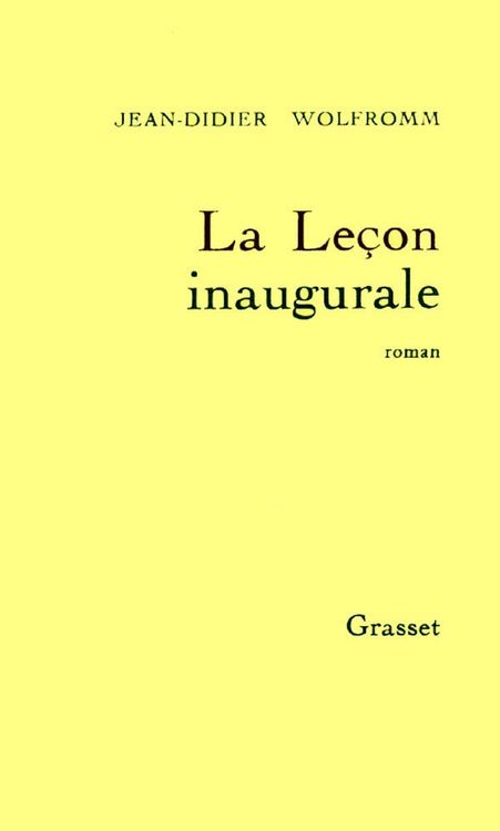 Produktbild: La Lecon Inaugurale