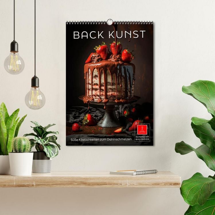 Produktbild: Back Kunst - S&uuml;&szlig;e K&ouml;stlichkeiten zum Dahinschmelzen (Wandkalender 2026 DIN A3 hoch), CALVENDO Monatskalender