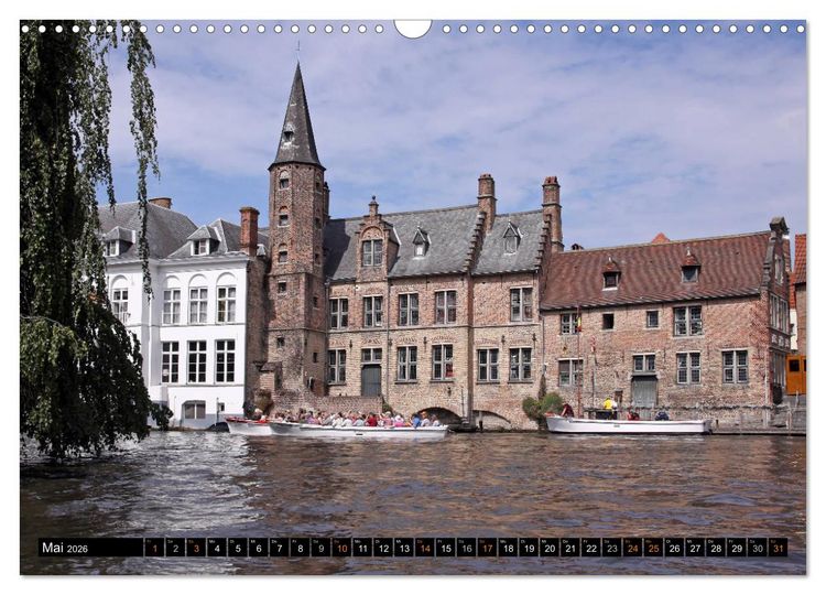 Produktbild: Br&uuml;gge - Venedig des Nordens (Wandkalender 2026 DIN A3 quer), CALVENDO Monatskalender