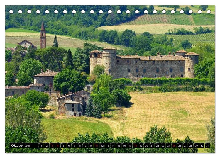 Produktbild: Emilia-Romagna (Tischkalender 2026 DIN A5 quer), CALVENDO Monatskalender