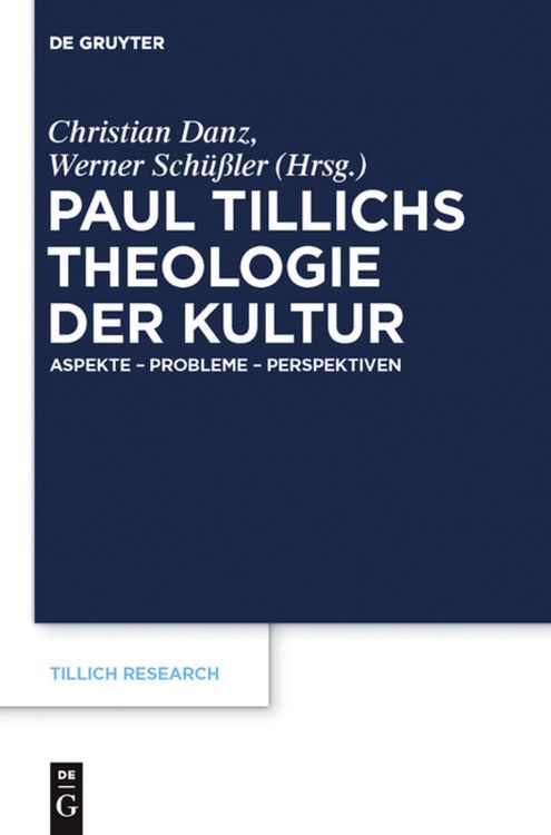 Produktbild: Paul Tillichs Theologie der Kultur