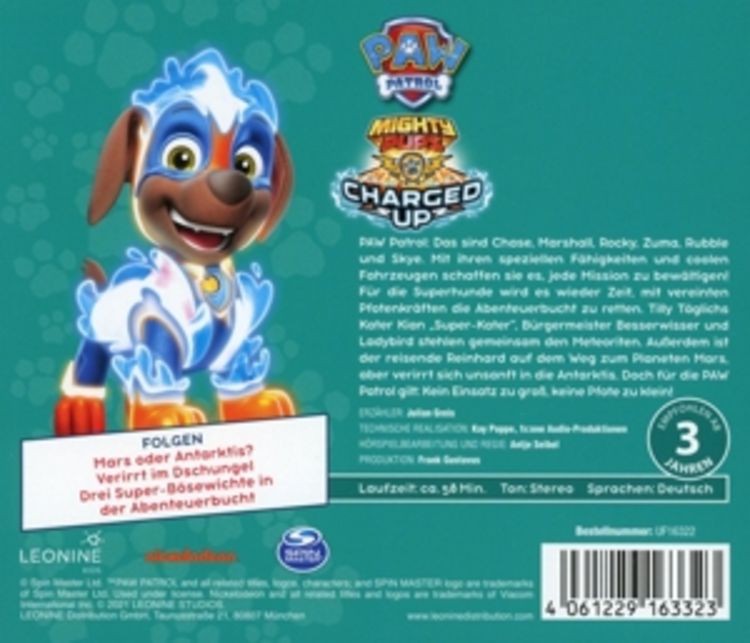 Produktbild: PAW Patrol CD 35. Mars oder Antarktis?