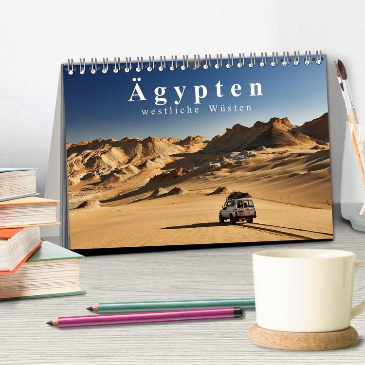 Produktbild: &Auml;gypten &ndash; westliche W&uuml;sten (Tischkalender 2026 DIN A5 quer), CALVENDO Monatskalender