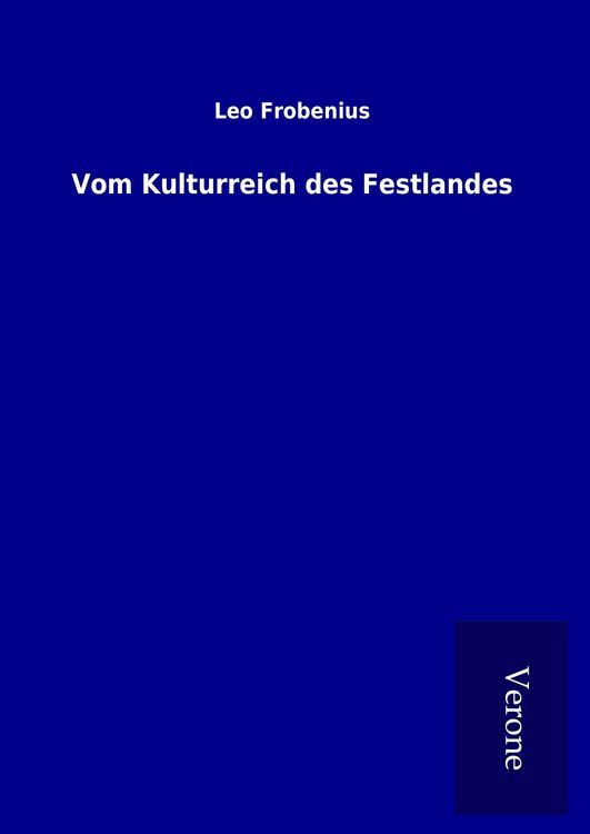 Produktbild: Vom Kulturreich des Festlandes