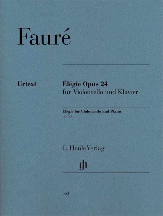 Produktbild: Gabriel Fauré - Élégie op. 24 für Violoncello und Klavier
