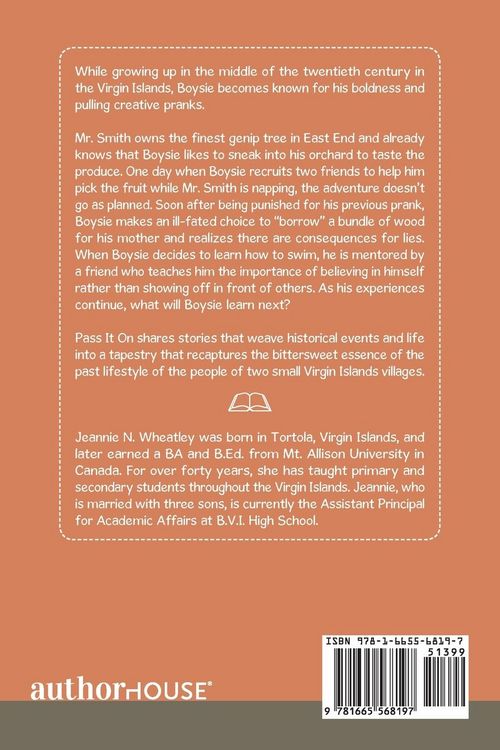Produktbild: Pass It On; a Treasury of Virgin Islands Stories