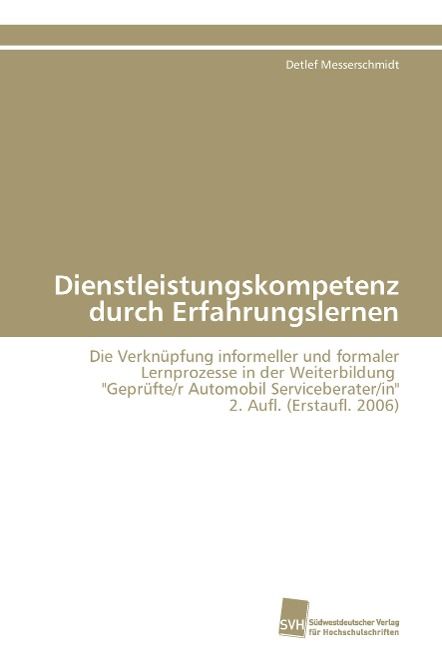 Produktbild: Messerschmidt, D: Dienstleistungskompetenz durch Erfahrungsl