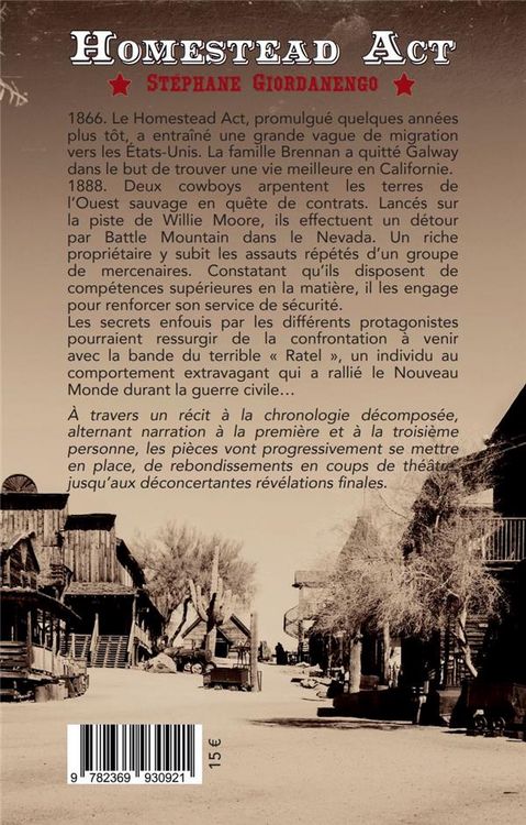 Produktbild: Homestead act chro d'cowbo