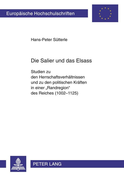 Produktbild: Die Salier und das Elsass