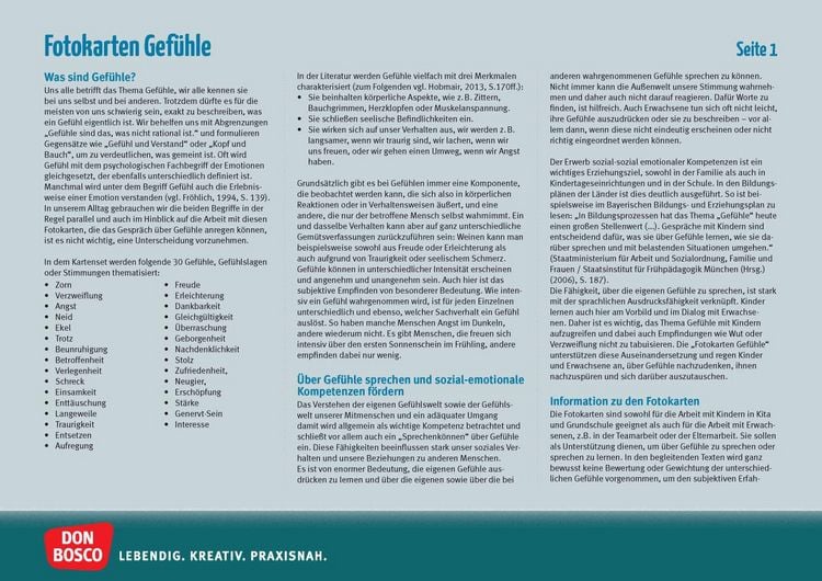 Produktbild: Fotokarten Gef&uuml;hle