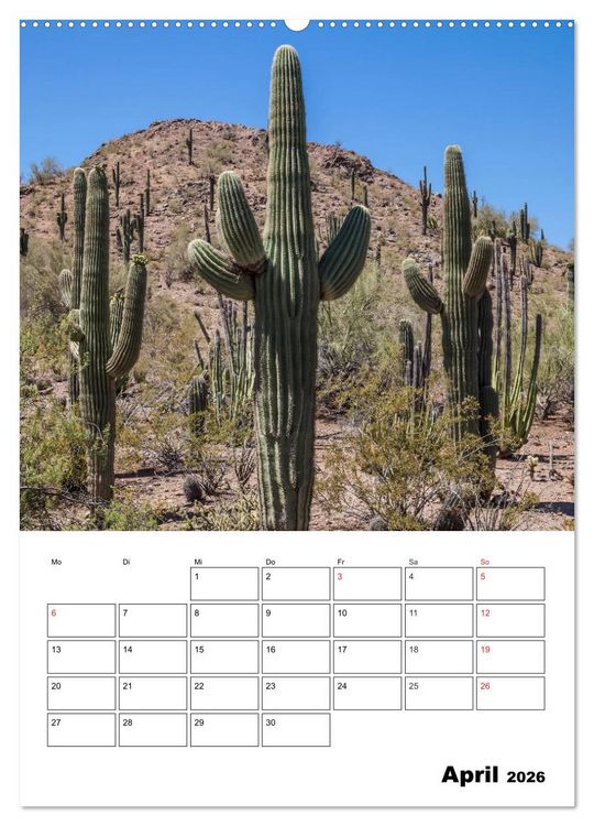 Produktbild: USA S&uuml;dwest Facettenreiche Landschaften (Wandkalender 2026 DIN A2 hoch), CALVENDO Monatskalender
