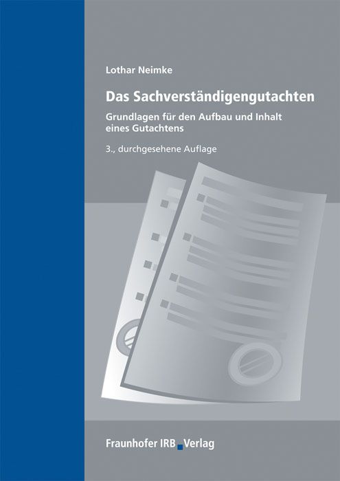Produktbild: Das Sachverst&auml;ndigengutachten