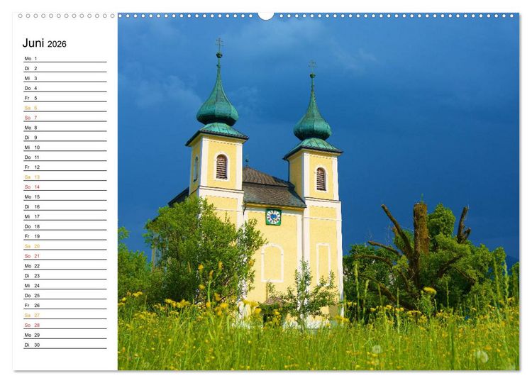 Produktbild: Traumhafter Mondsee (hochwertiger Premium Wandkalender 2026 DIN A2 quer), Kunstdruck in Hochglanz