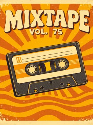 Produktbild: CALVENDO Puzzle Mixtape Memories | 1000 Teile Lege-Gr&ouml;&szlig;e 64x48cm Foto-Puzzle f&uuml;r gl&uuml;ckliche Stunden