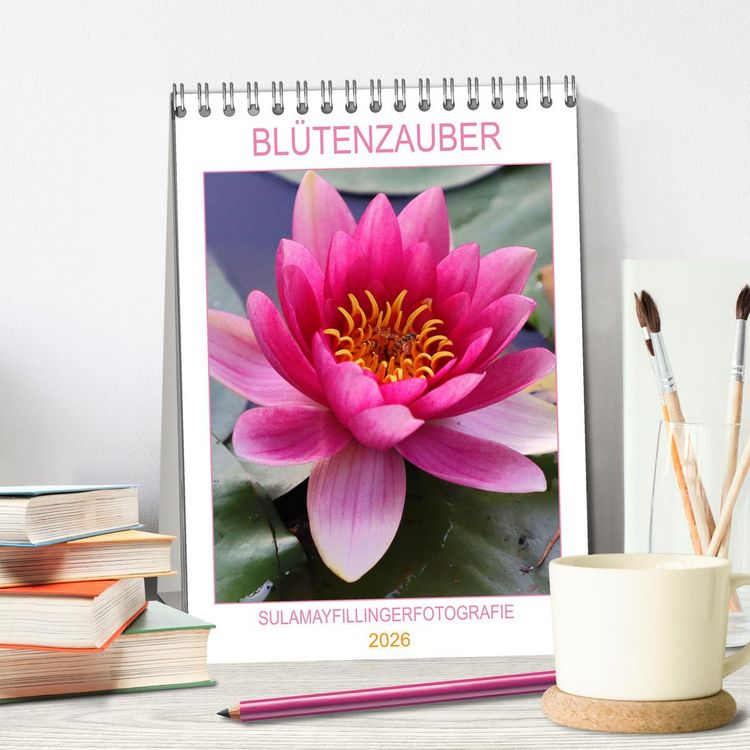 Produktbild: BL&Uuml;TENZAUBER (Tischkalender 2026 DIN A5 hoch), CALVENDO Monatskalender