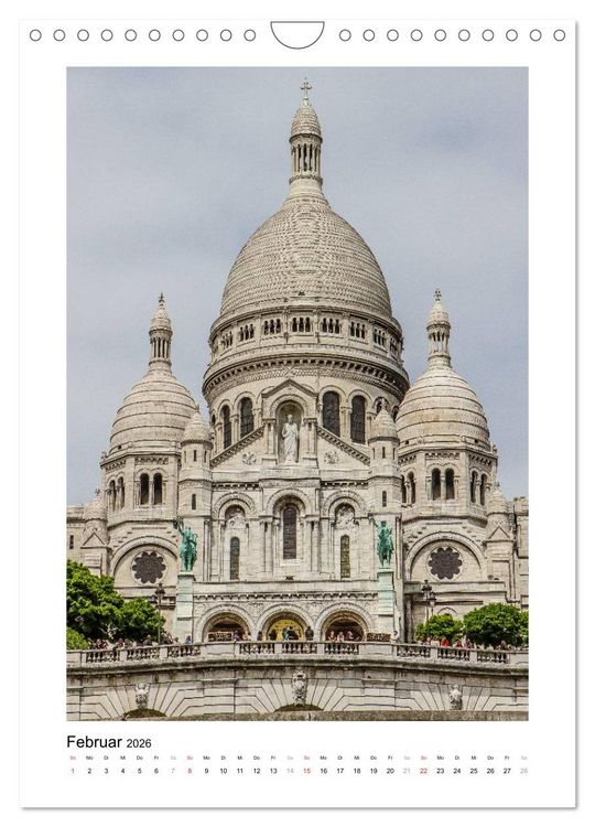Produktbild: Paris (Wandkalender 2026 DIN A4 hoch), CALVENDO Monatskalender