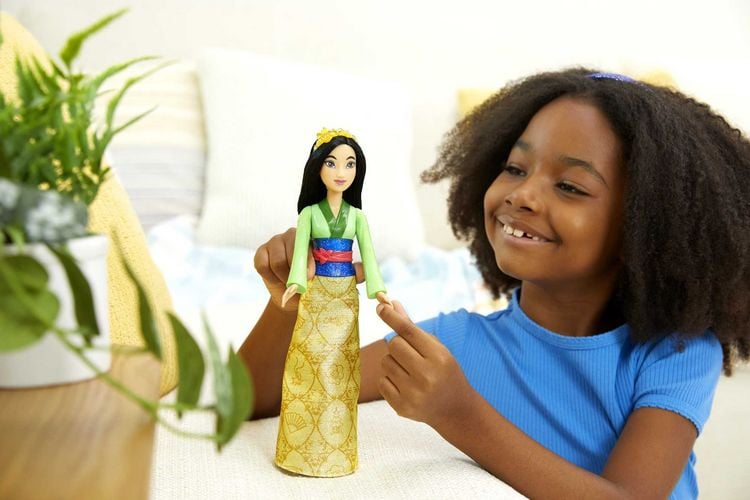 Produktbild: Disney Prinzessin-Spielzeug, Mulan-Modepuppe mit Accessoires