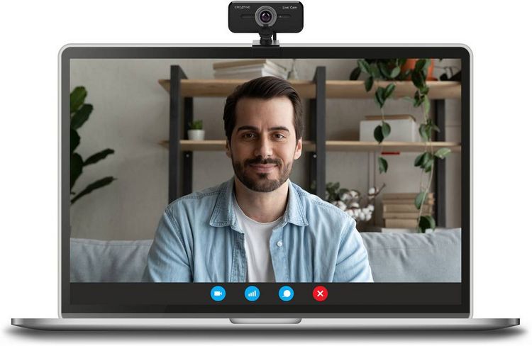 Produktbild: CREATIVE Live! Cam Sync 1080P V2, Full-HD Webcam, 1,80 m Kabel