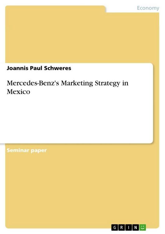 Produktbild: Mercedes-Benz's Marketing Strategy in Mexico