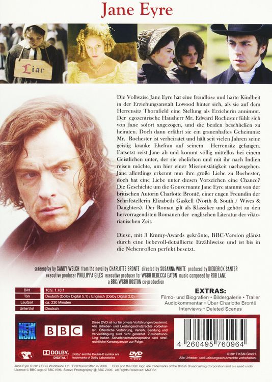 Produktbild: Jane Eyre - Charlotte Bronte - Literatur Classics [2 DVDs]