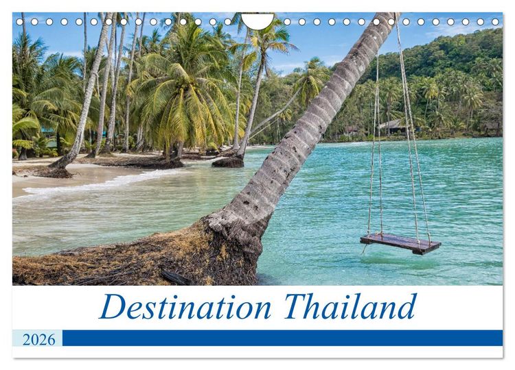 Produktbild: Destination Thailand (Wall Calendar 2026 DIN A4 landscape), CALVENDO 12 Month Wall Calendar