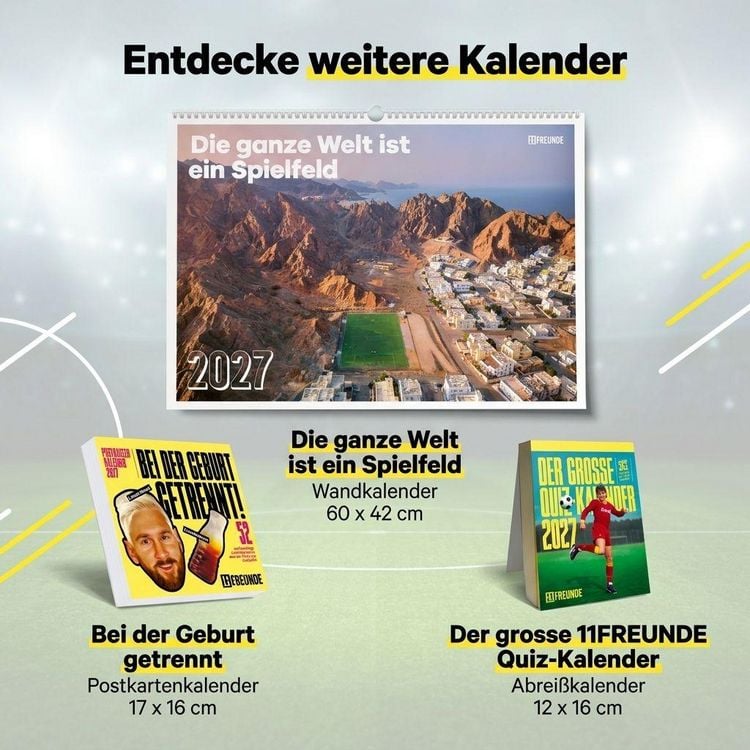 Produktbild: 11FREUNDE Die ganze Welt ist ein Spielfeld 2027