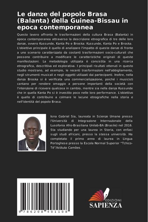 Produktbild: Le danze del popolo Brasa (Balanta) della Guinea-Bissau in epoca contemporanea