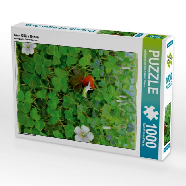 Produktbild: CALVENDO Puzzle Sein Gl&uuml;ck finden | 1000 Teile Lege-Gr&ouml;&szlig;e 64x48cm Foto-Puzzle f&uuml;r gl&uuml;ckliche Stunden