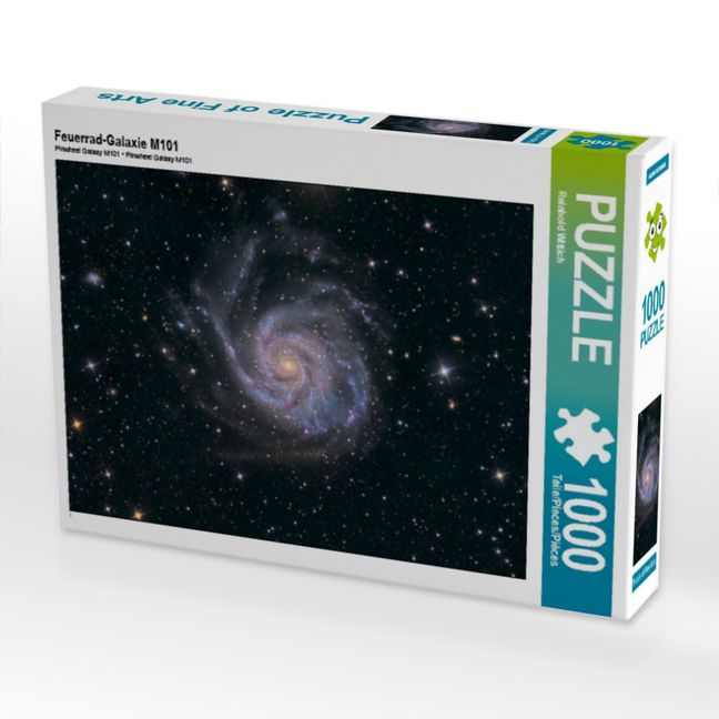 Produktbild: CALVENDO Puzzle Feuerrad-Galaxie M101 1000 Teile Puzzle quer | 1000 Teile Lege-Gr&ouml;&szlig;e 64 &times; 48 cm Foto-Puzzle f&uuml;r gl&uuml;ckliche Stunden