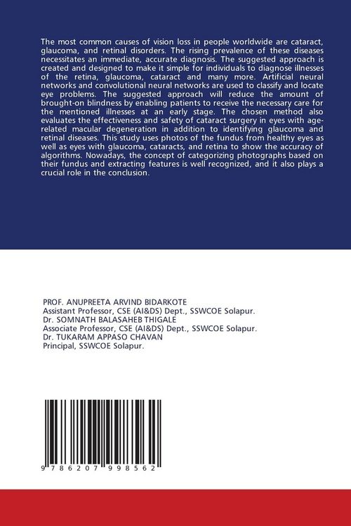 Produktbild: Classification and Localization of Eye Diseases using CNN