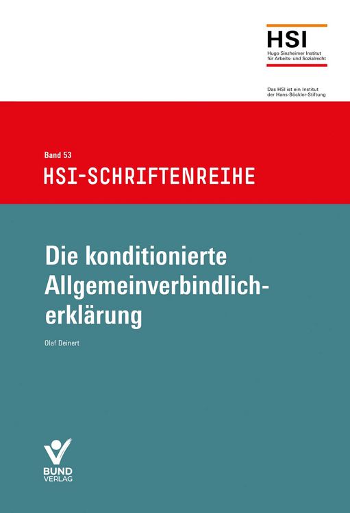 Produktbild: Die konditionierte Allgemeinverbindlicherkl&auml;rung