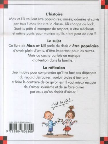Produktbild: Max et Lili veulent &ecirc;tre populaires