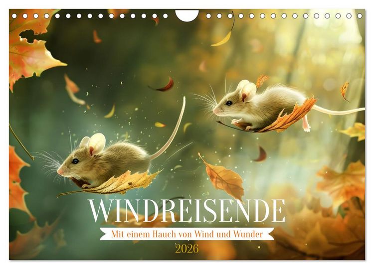 Produktbild: Windreisende (Wandkalender 2026 DIN A4 quer), CALVENDO Monatskalender