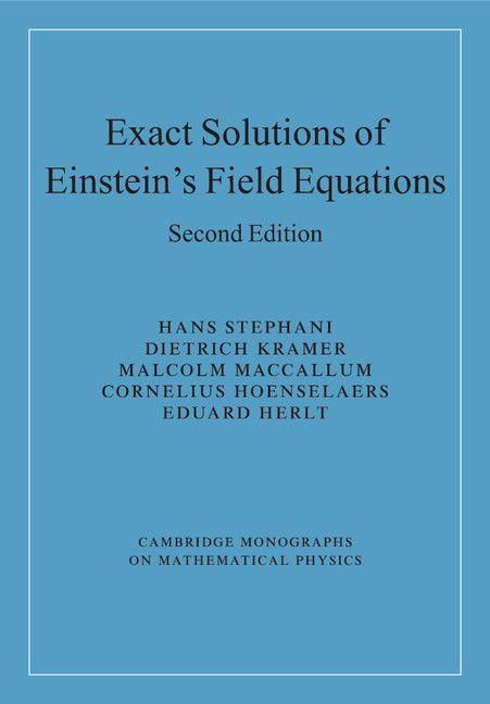 Produktbild: Exact Solutions of Einstein's Field Equations